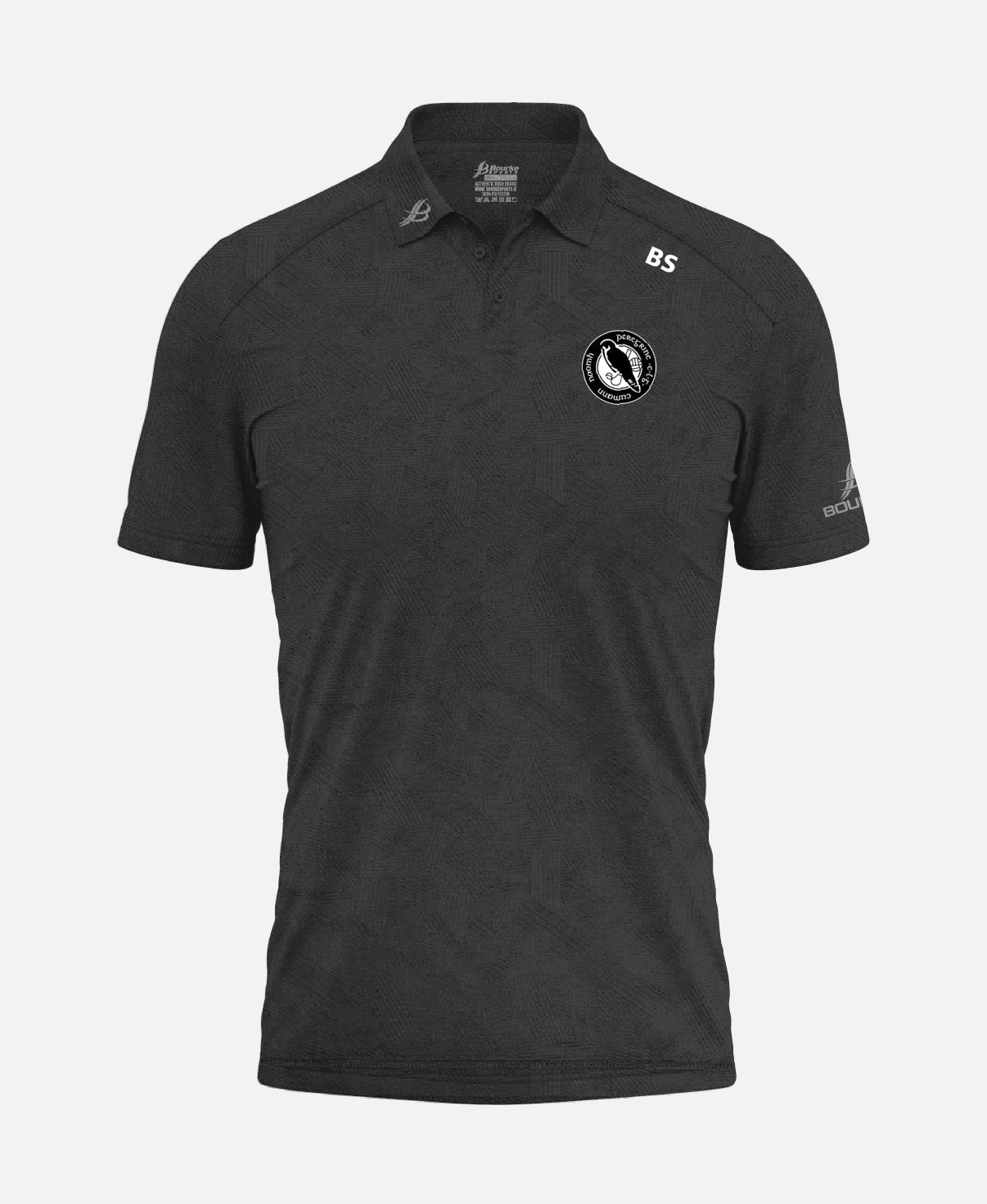 St Peregrines GAA BARR Polo Shirt (Black)