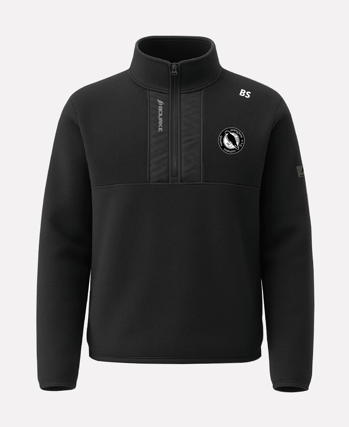 St Peregrines GAA TEASRA Half Zip Fleece (Black)