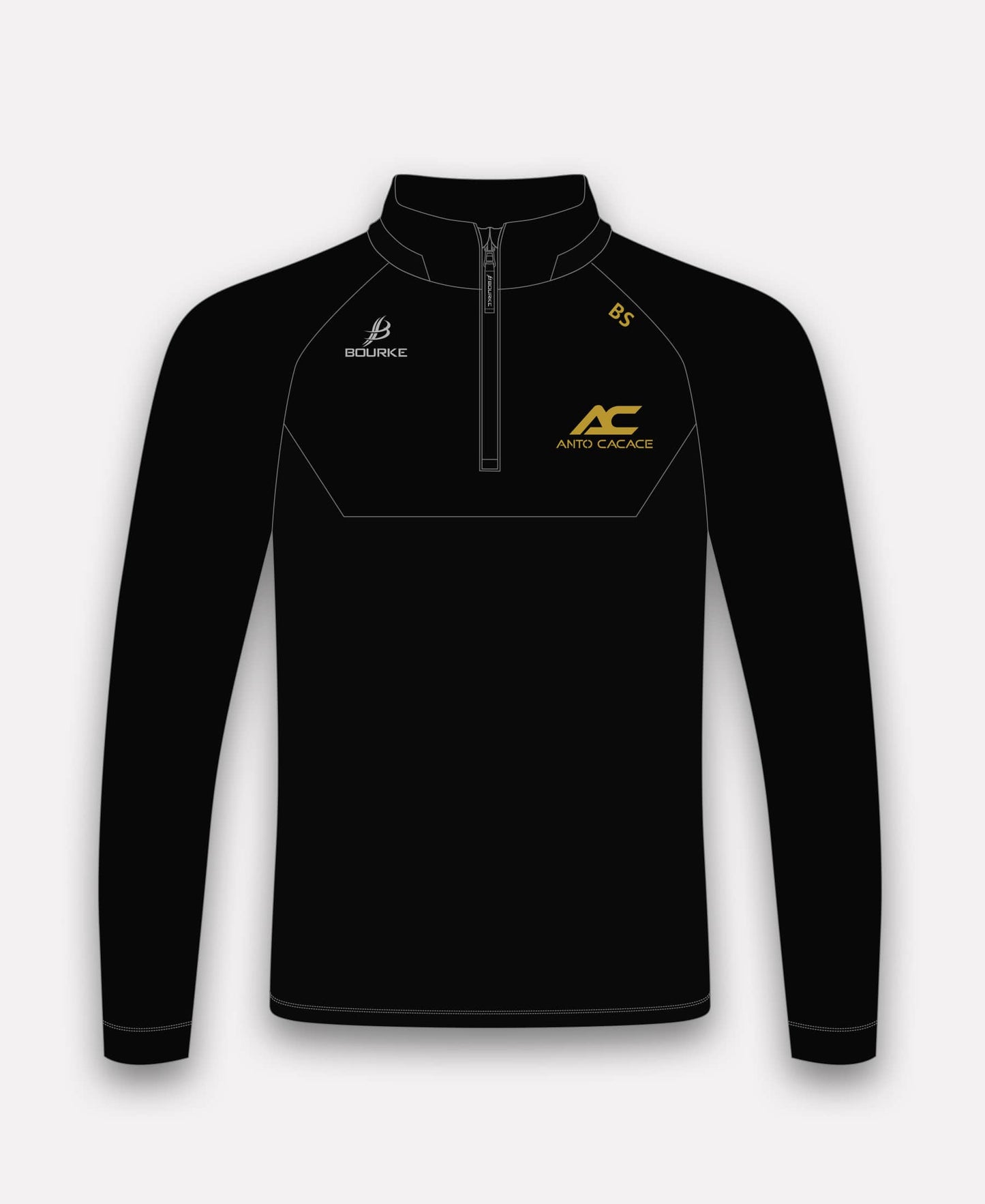 Team Cacace BARR Half Zip (Black)