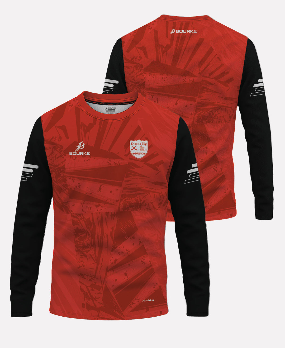 Durlas Og Warm Up Crew Neck 26/27 (Red/Black)