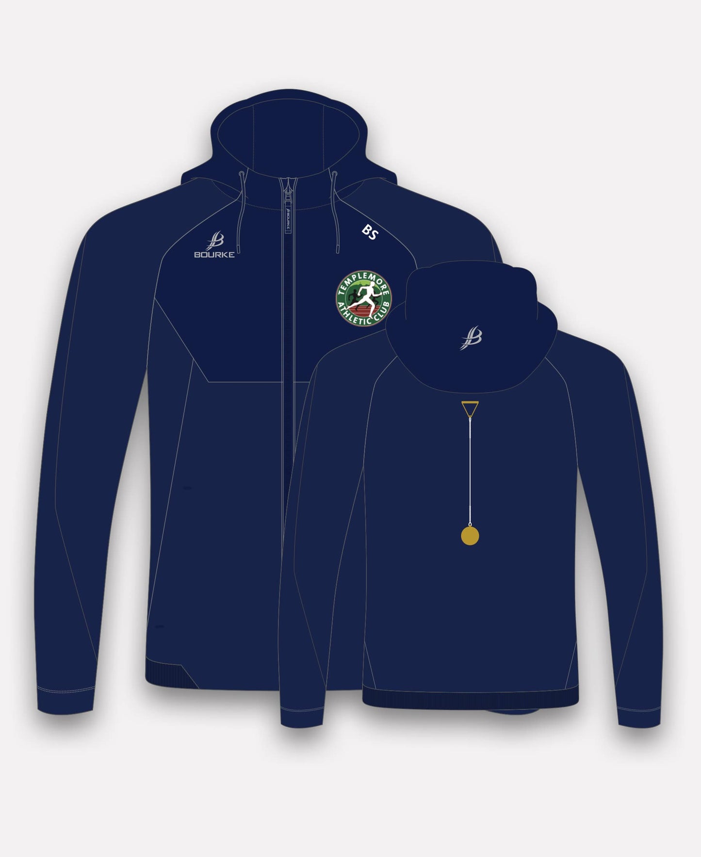 Templemore AC HAMMER THROW BARR Hoody (Navy)