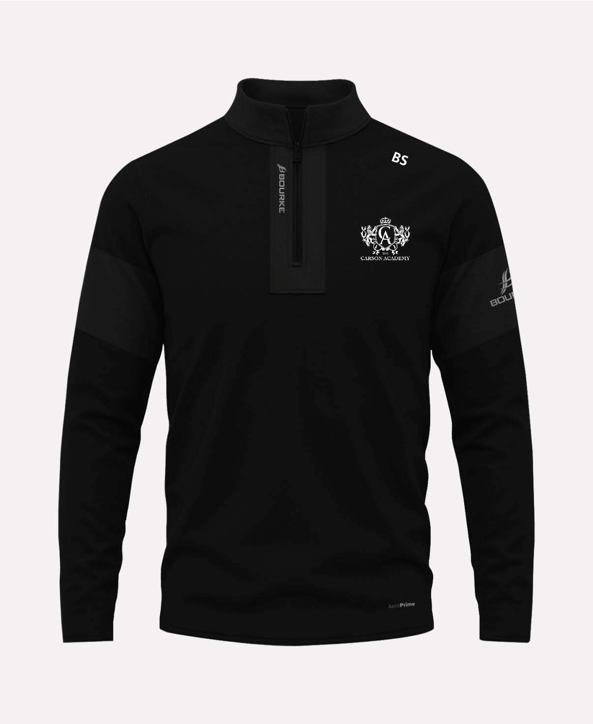 The Carson Academy School Of Irish Dance TEASRA Half Zip (Black)