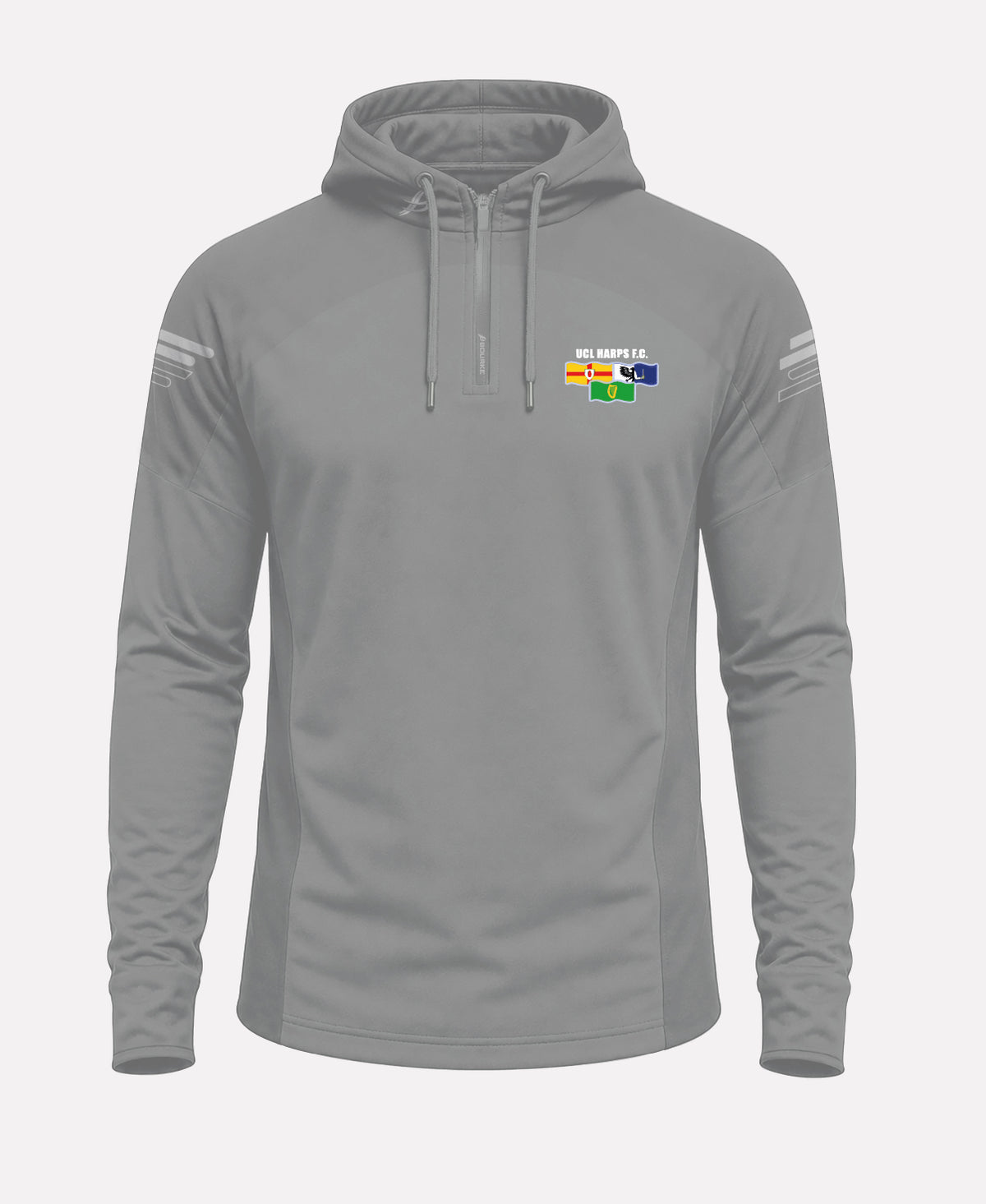 UCL Harps FC SORA Half Zip Hoodie (Grey)