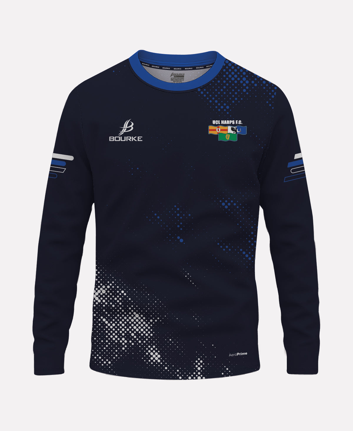 UCL Harps FC Warm Up Crew Neck 26/27 (Navy/Blue/White)