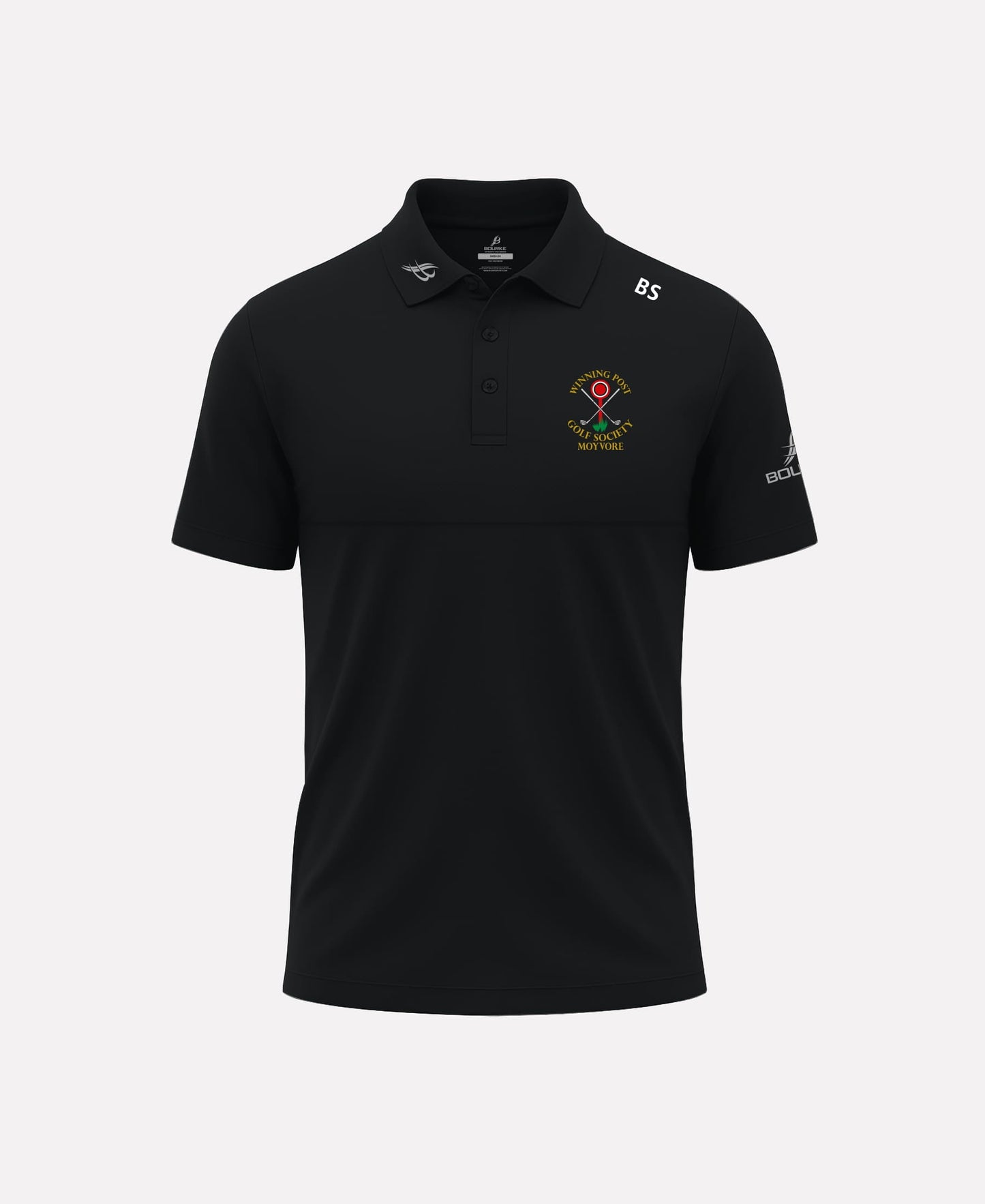Winning Post Golf Society FORTIS Polo Shirt (Black)