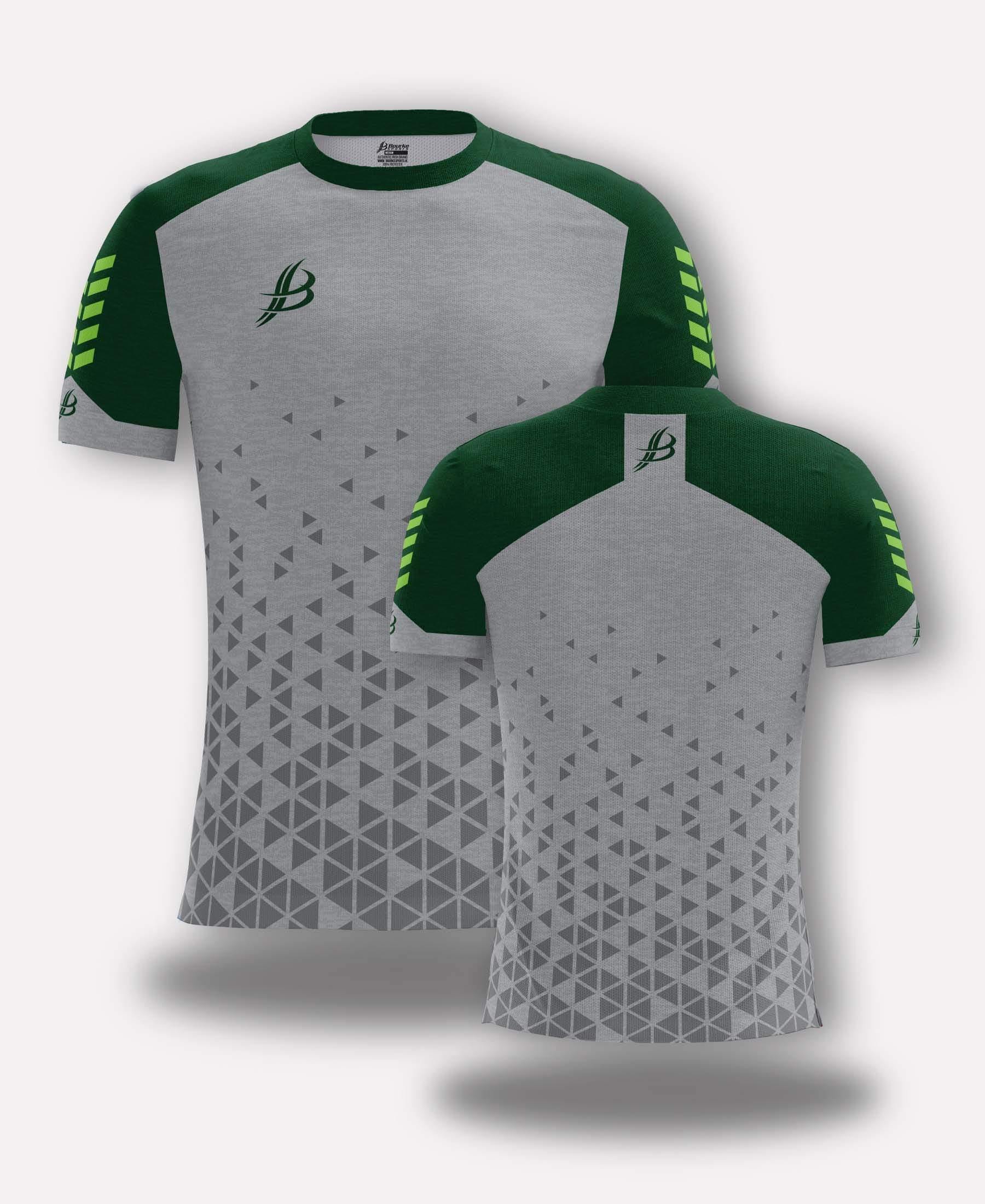 Bua20 Kids Jersey Grey/Aussie Green/Lime Green - Bourke Sports Limited