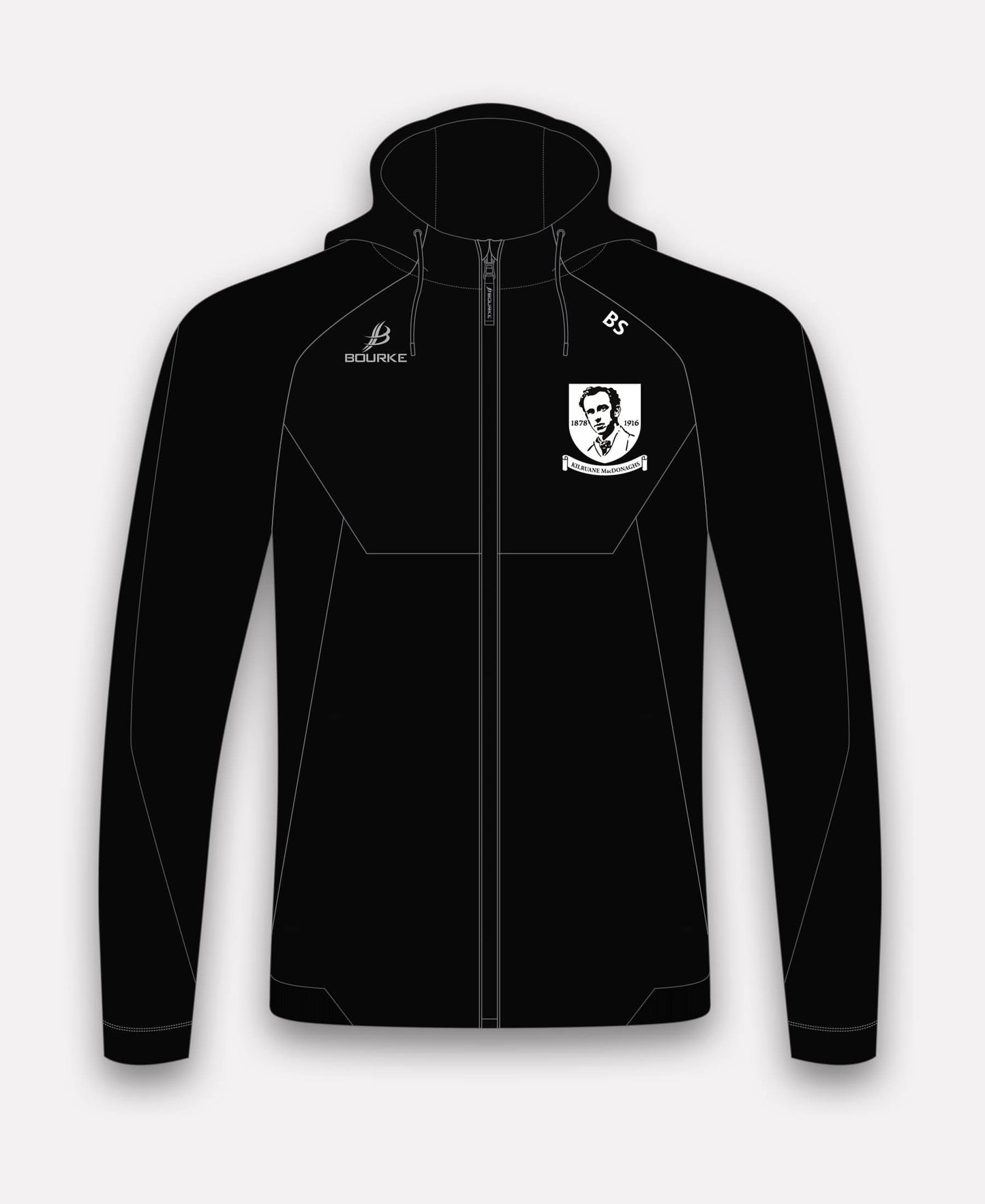 Kilruane MacDonaghs GAA BARR Hoody (Black)