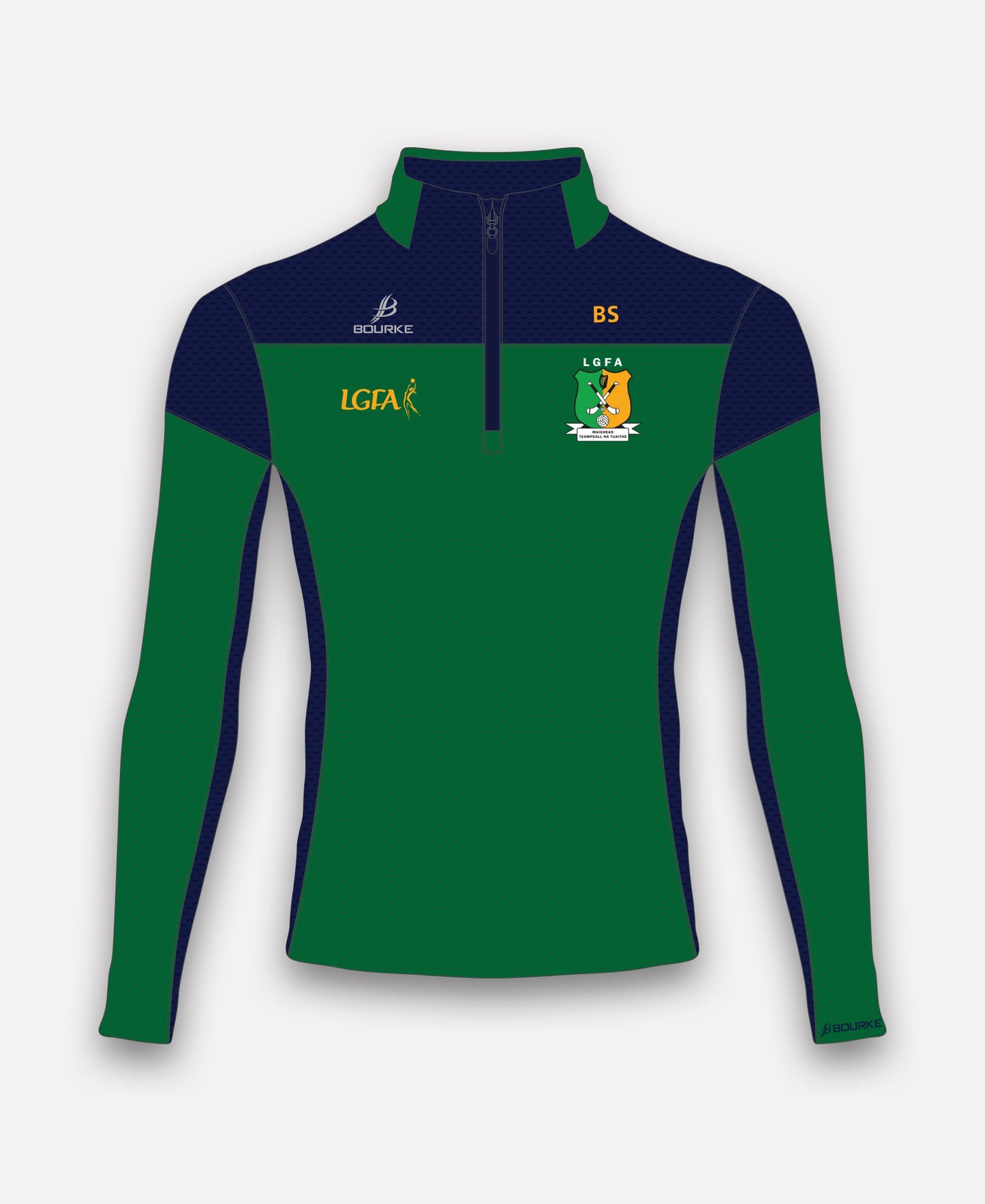 Moyne Templetuohy LGFA TACA Half Zip (Navy/Green)