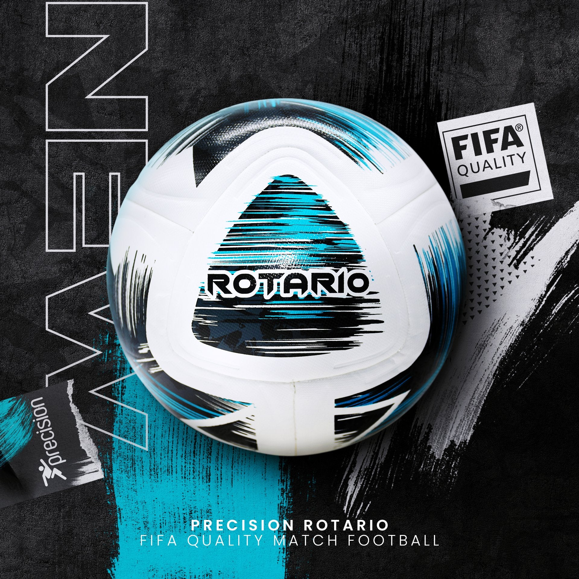 Precision Rotario FIFA Quality Pro Match Football Size 3, 4 & 5