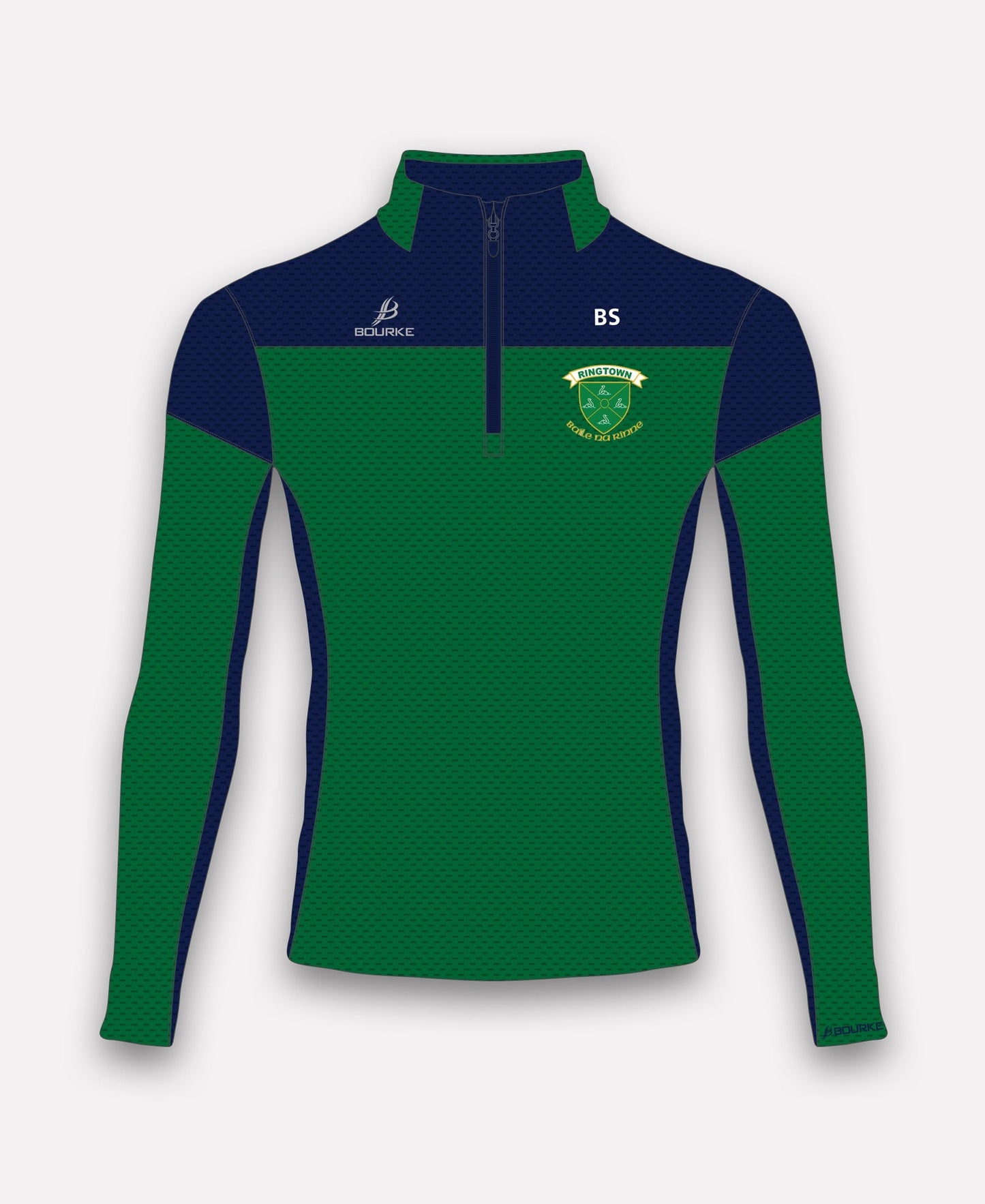 Ringtown GAA TACA Half Zip (Navy/Green)