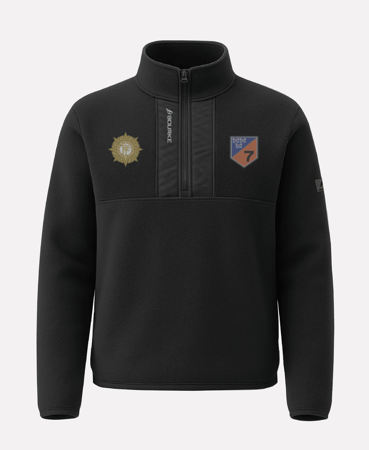 7th Infantry Battalion TEASRA Half Zip Fleece (Black)