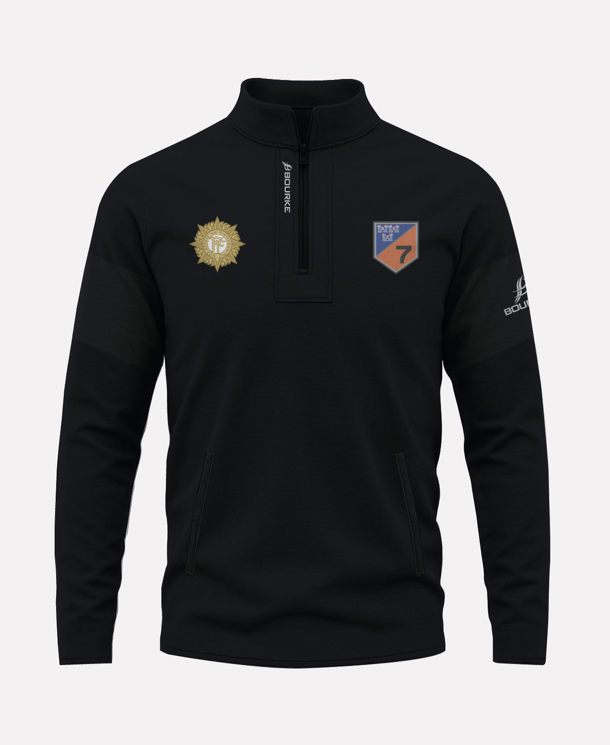 7th Infantry Battalion TEASRA Half Zip (Black)