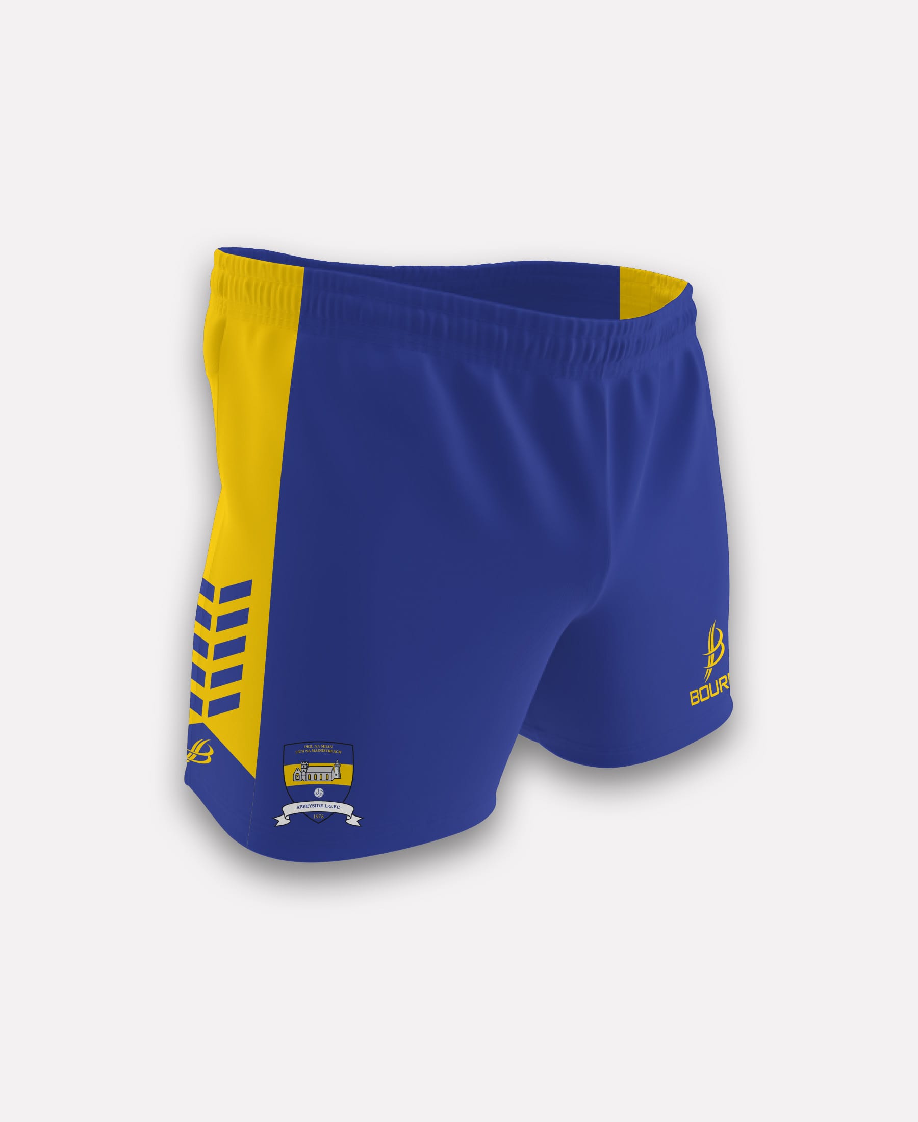 Abbeyside LGFA Training Shorts (Blue/Amber)