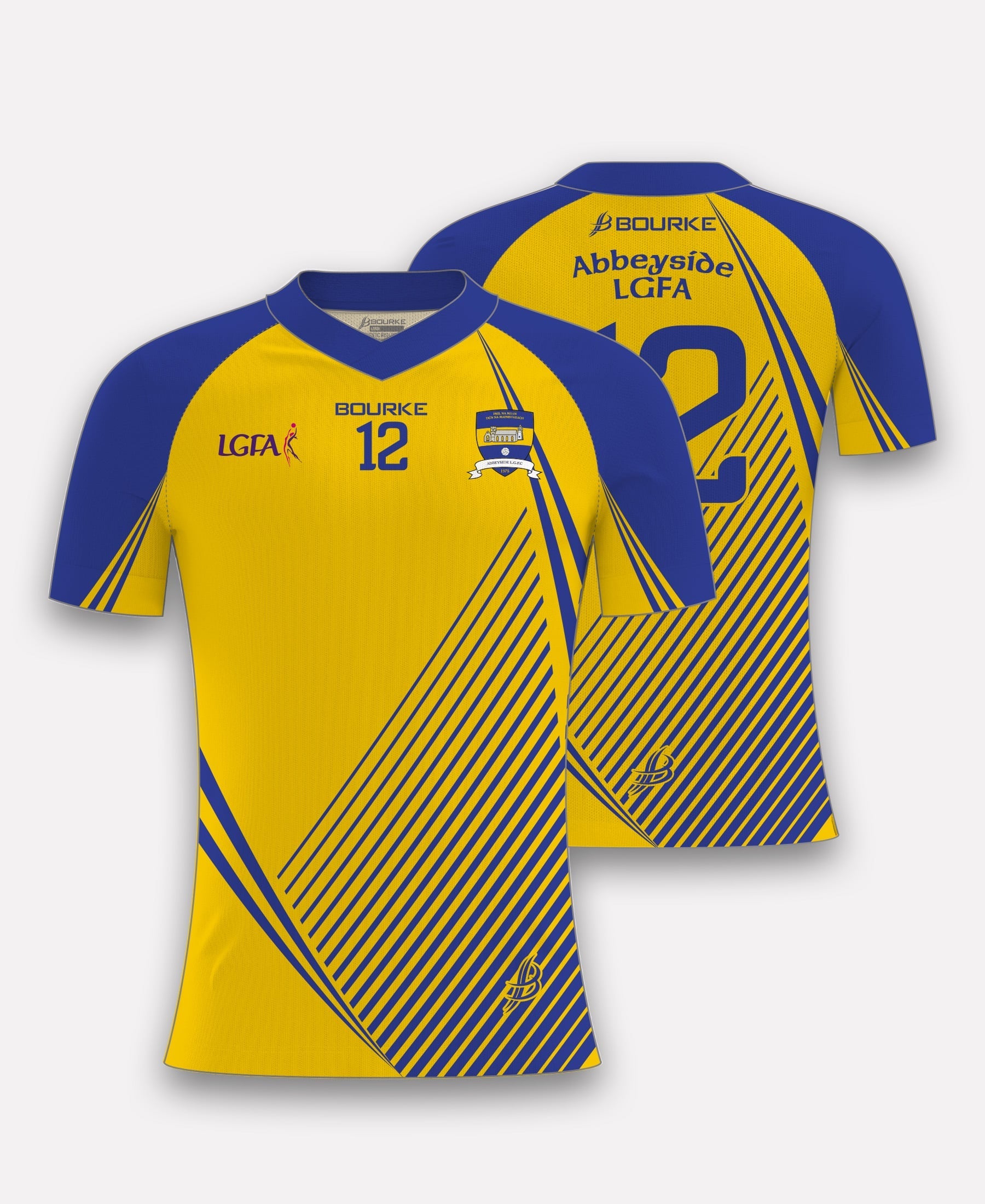 Abbeyside LGFA Training Jersey 2024 (Amber/Blue)