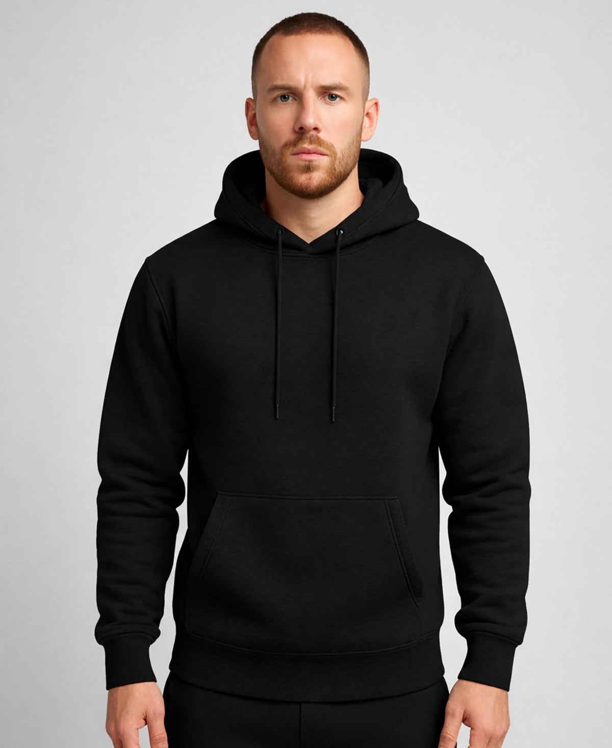 TEASRA Adult Pullover Hoodie (Black)