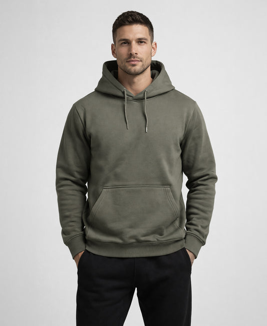 TEASRA Pullover Hoodie (Olive Green)