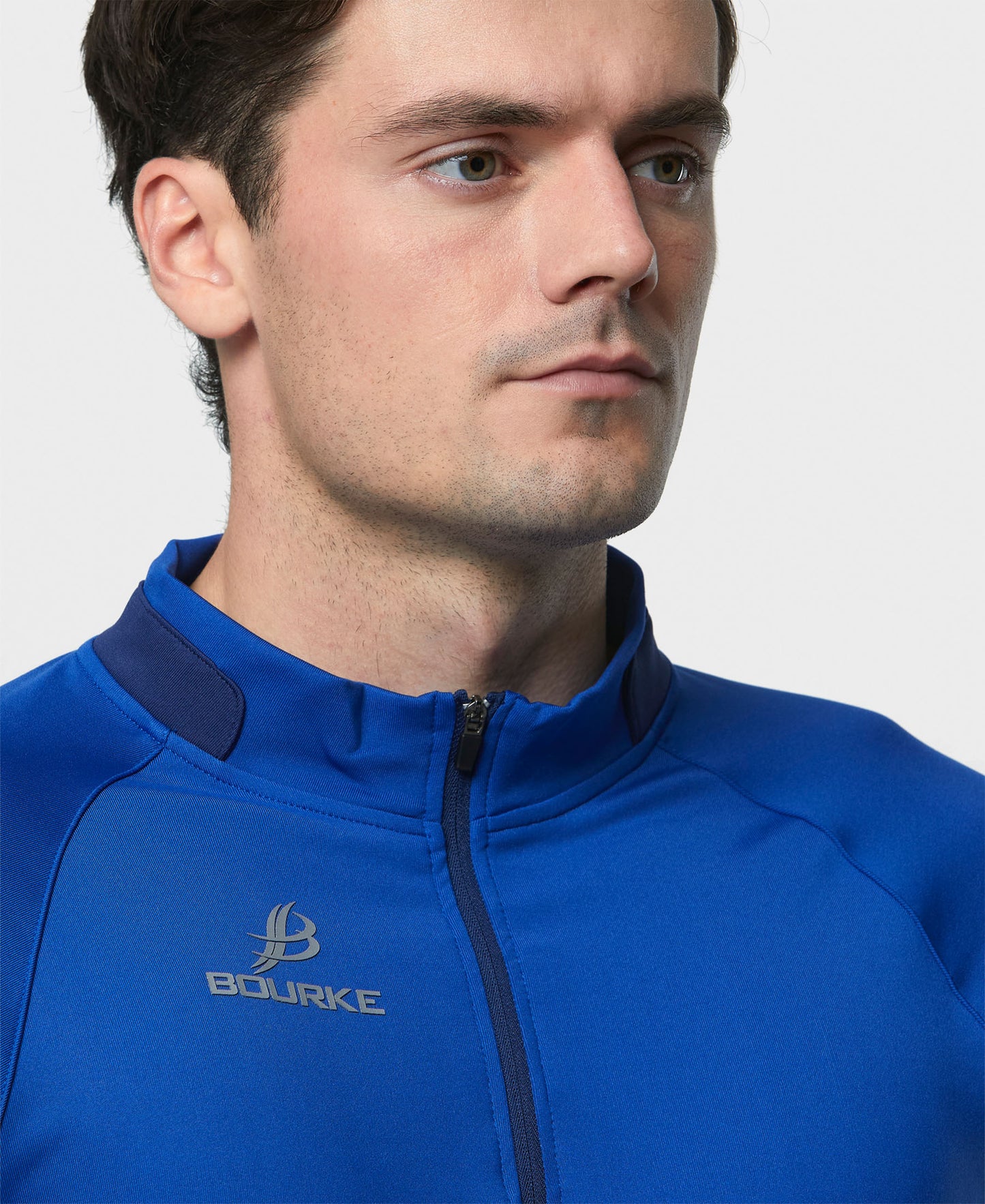 BARR Adult Half Zip (Navy/Blue)