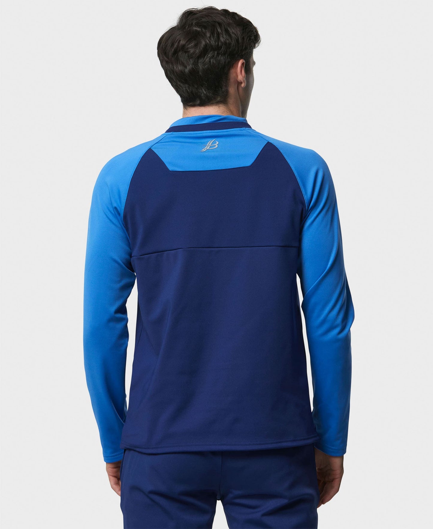 BARR Adult Half Zip (Navy/Sky)