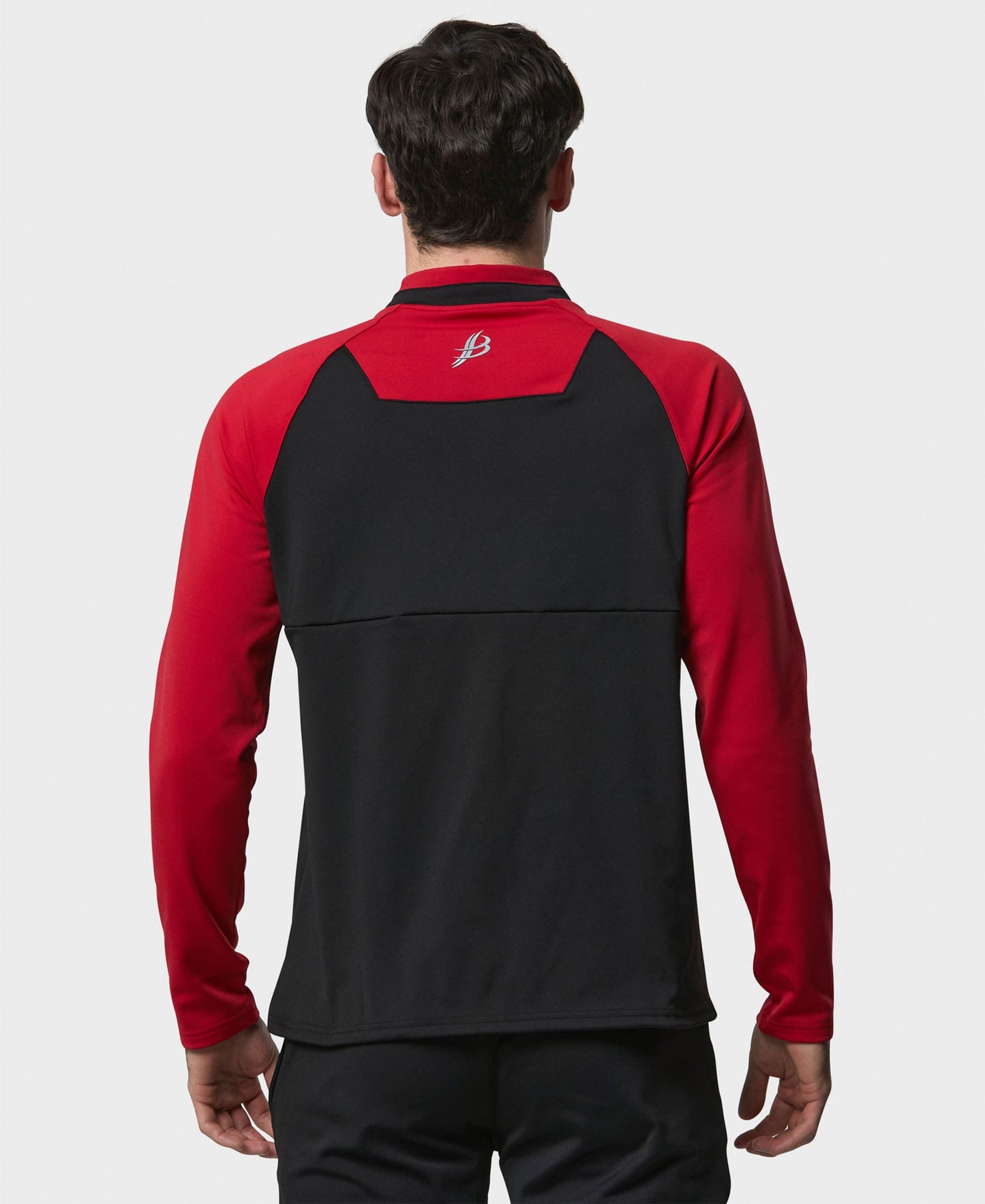 BARR Adult Half Zip (Black/Red)