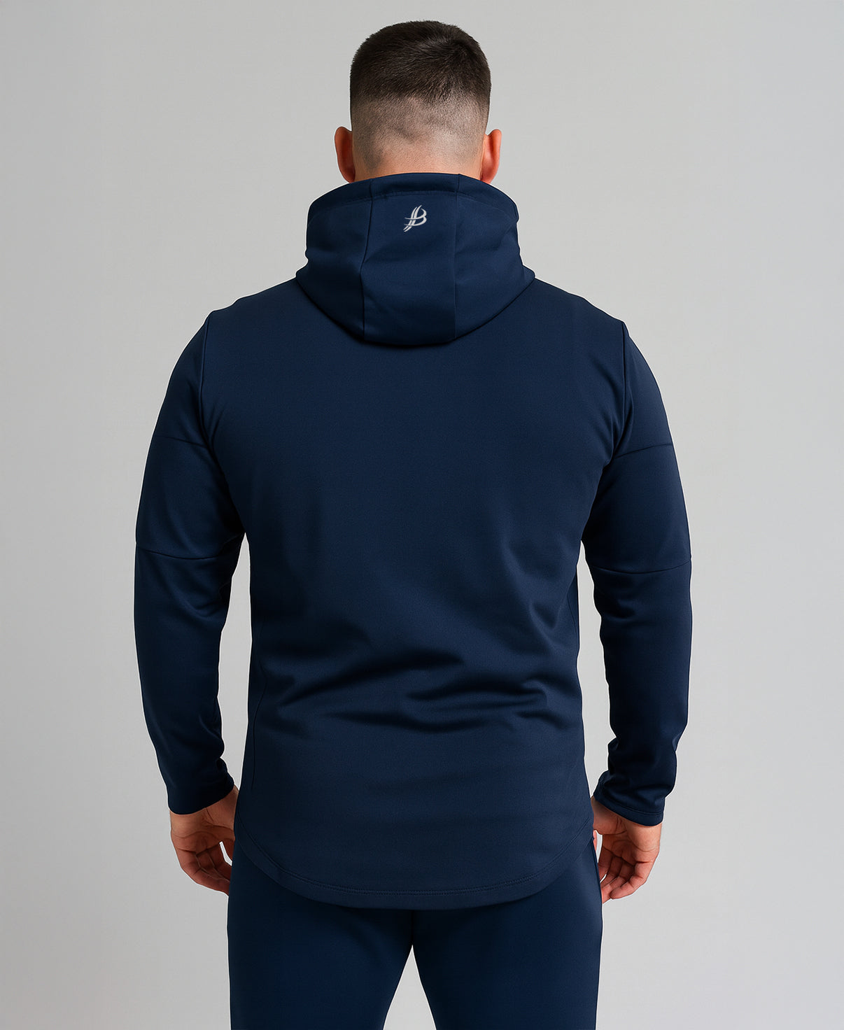 TEASRA Adult Half Zip Hoodie (Navy)
