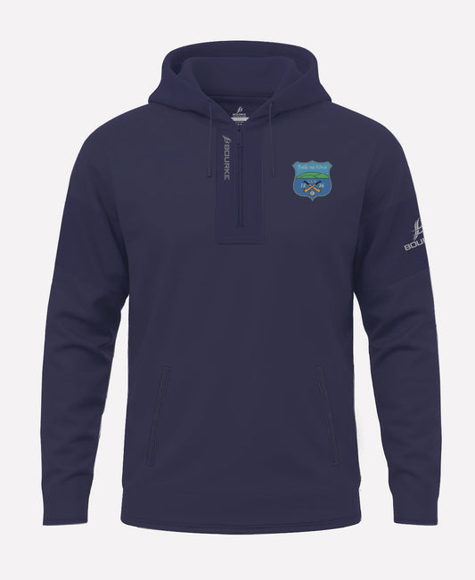 Ballinahinch GAA TEASRA Half Zip Hoodie (Navy)