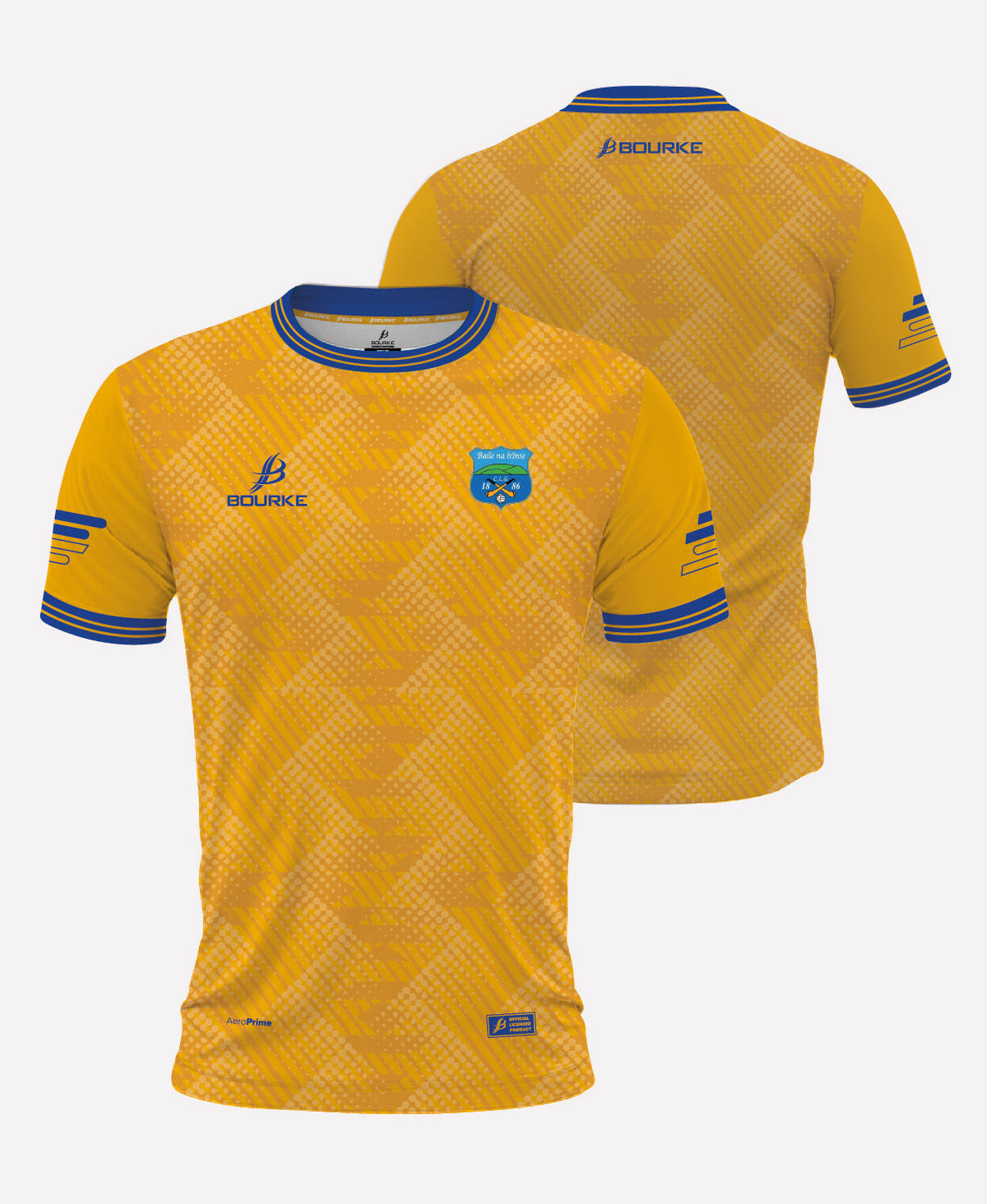 Ballinahinch GAA Training Jersey 26/27 (Amber/Blue)