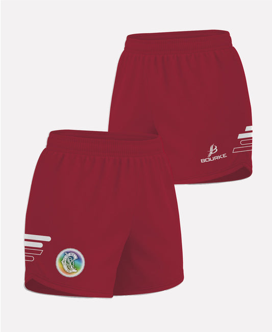 Ballingarry Camogie Camogie Womens Shorts (Maroon/White)