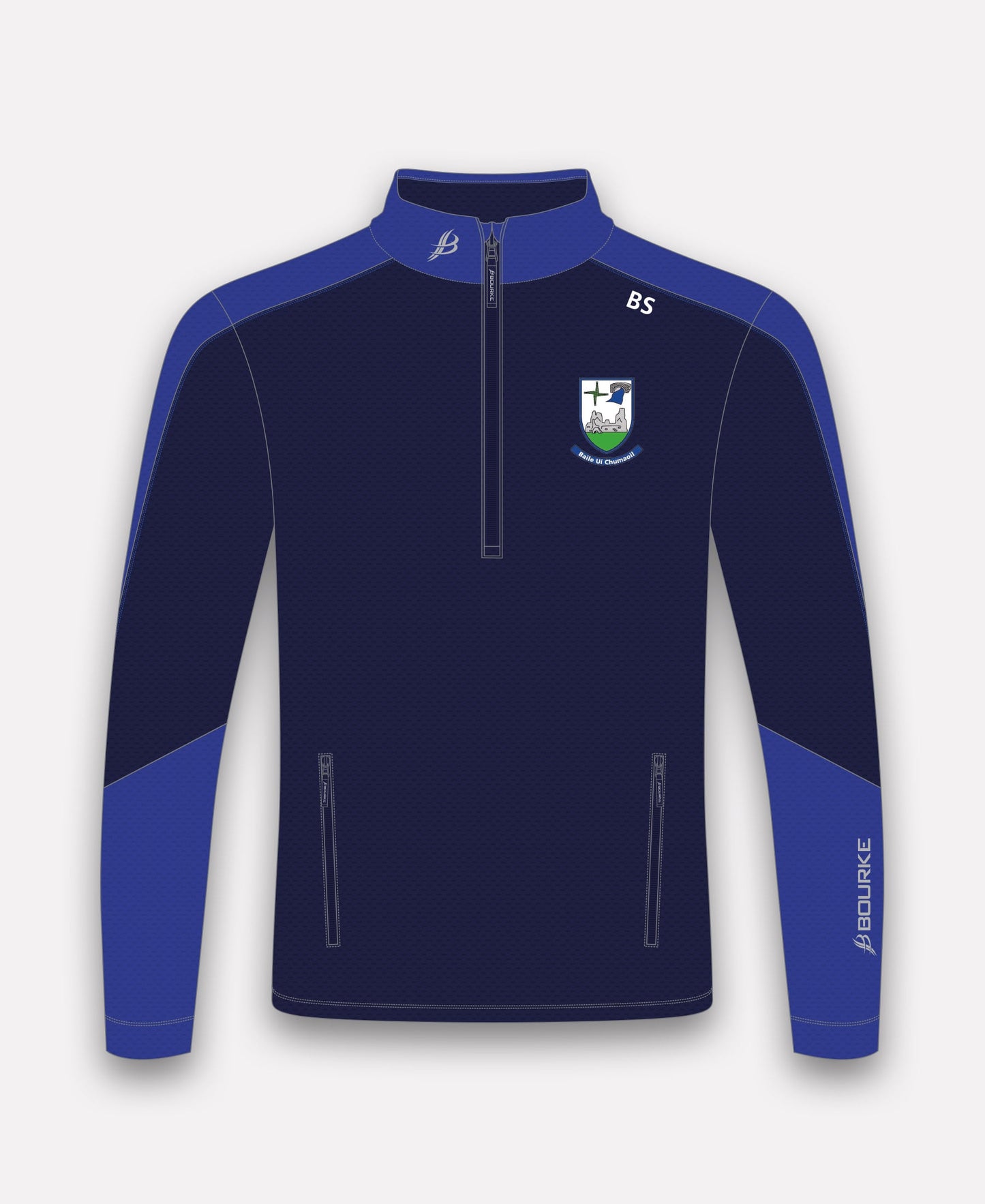 Ballycomoyle Croga Half Zip (Navy/Blue)