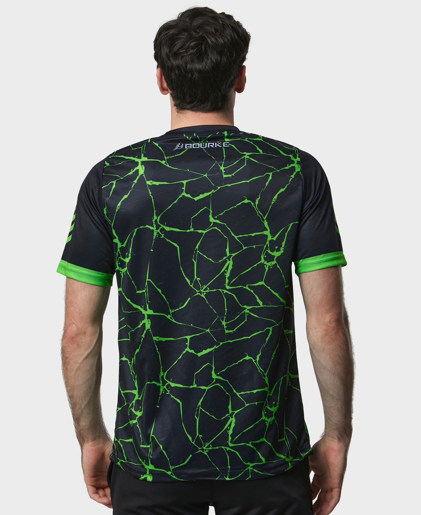 BARR Adult Jersey Black/Flo Green