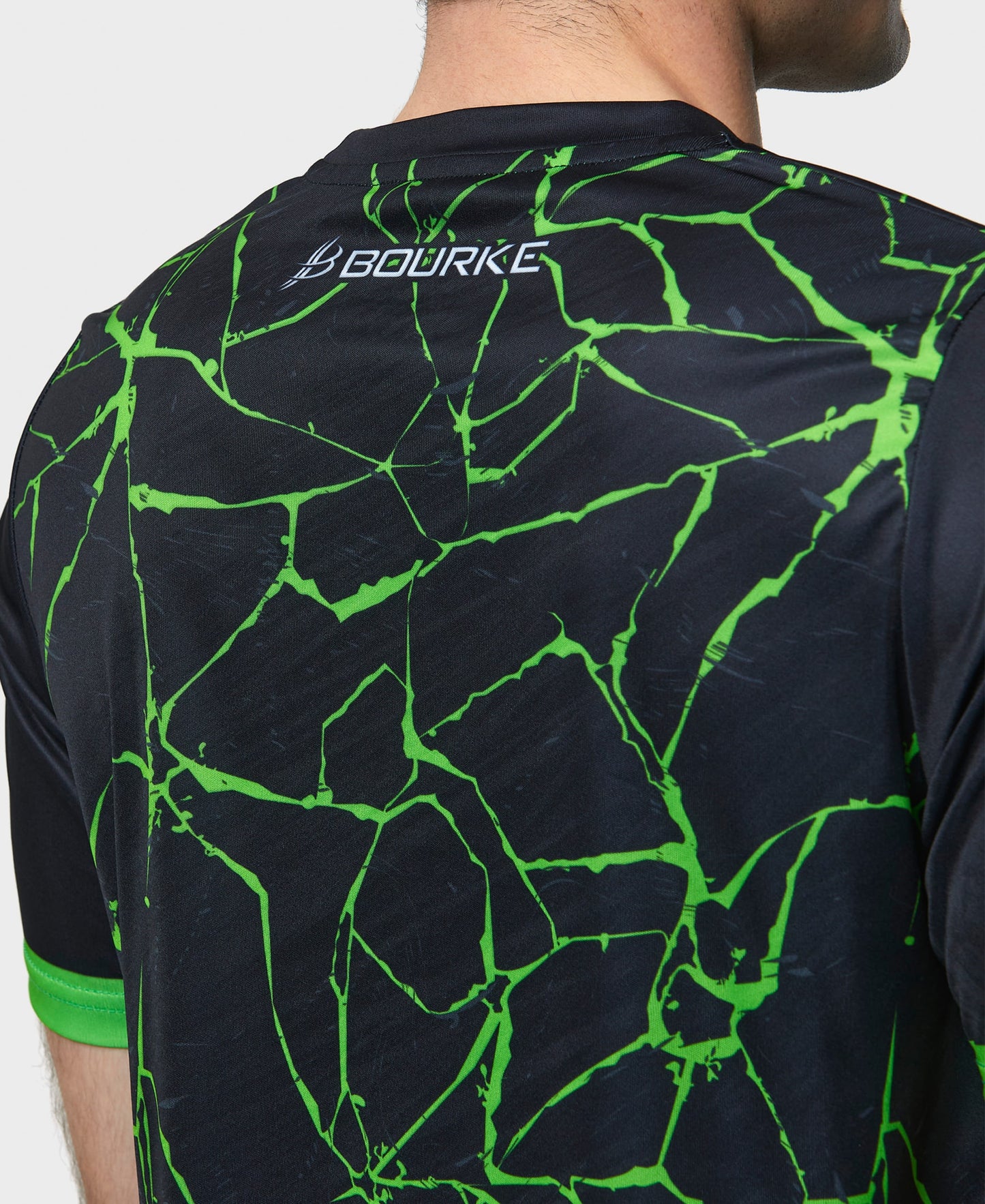 BARR Adult Jersey Black/Flo Green