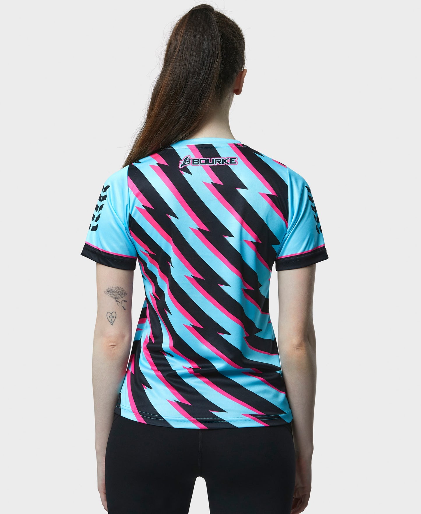 BARR Adult Jersey Cyan/Black/Pink