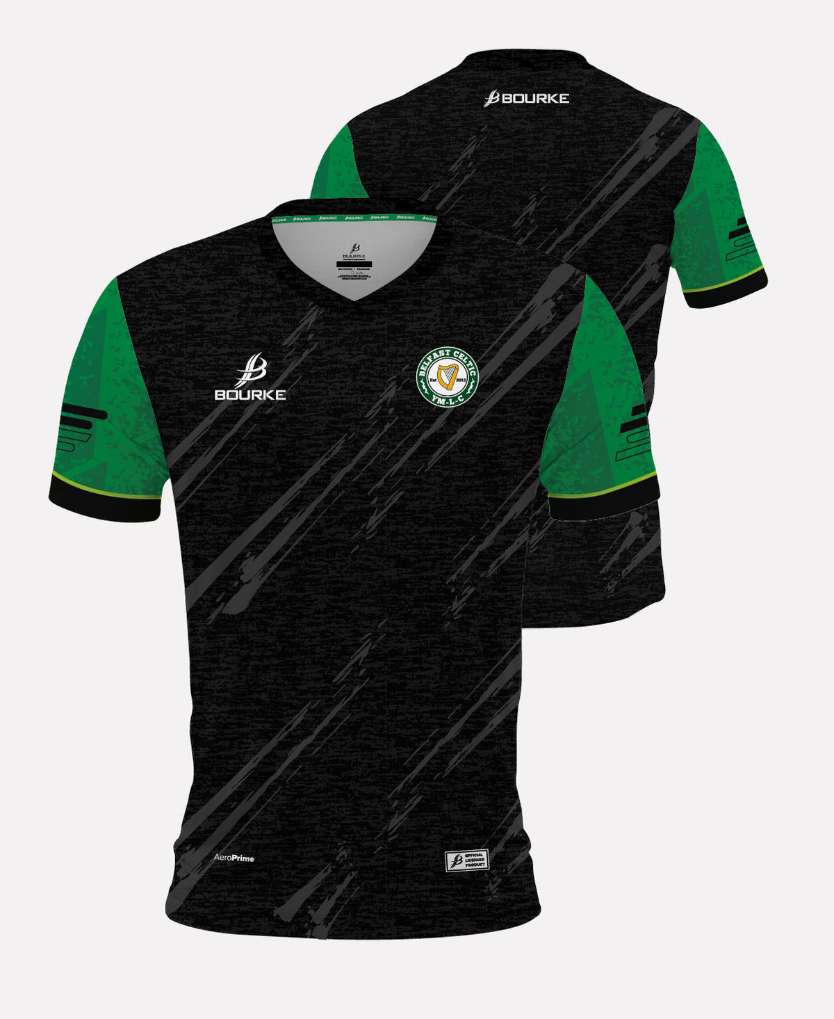 Belfast Celtic Training Jersey 26/27 (Black/Green)