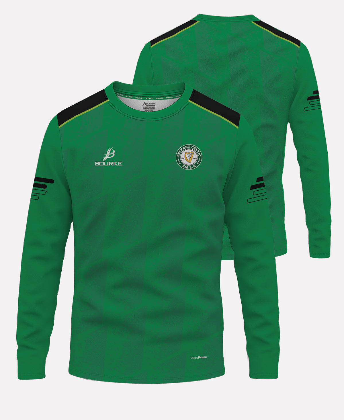 Belfast Celtic Warm Up Crew Neck 26/27 (Green/Black)