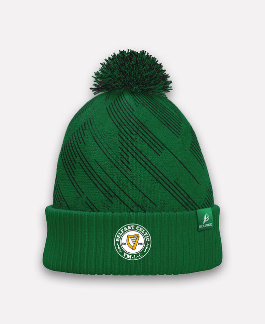 Belfast Celtic BARR Bobble Hat (Green/Black)