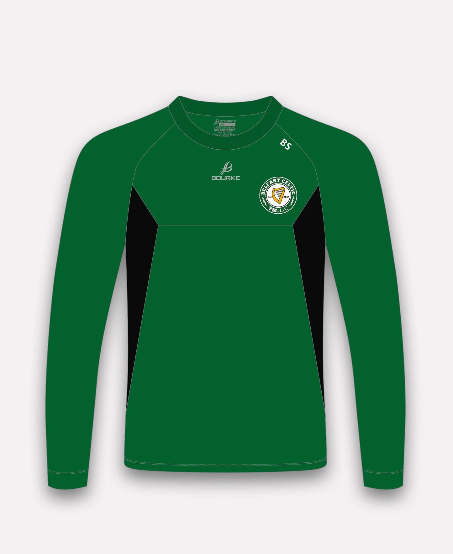 Belfast Celtic BARR Crew Neck (Green/Black)