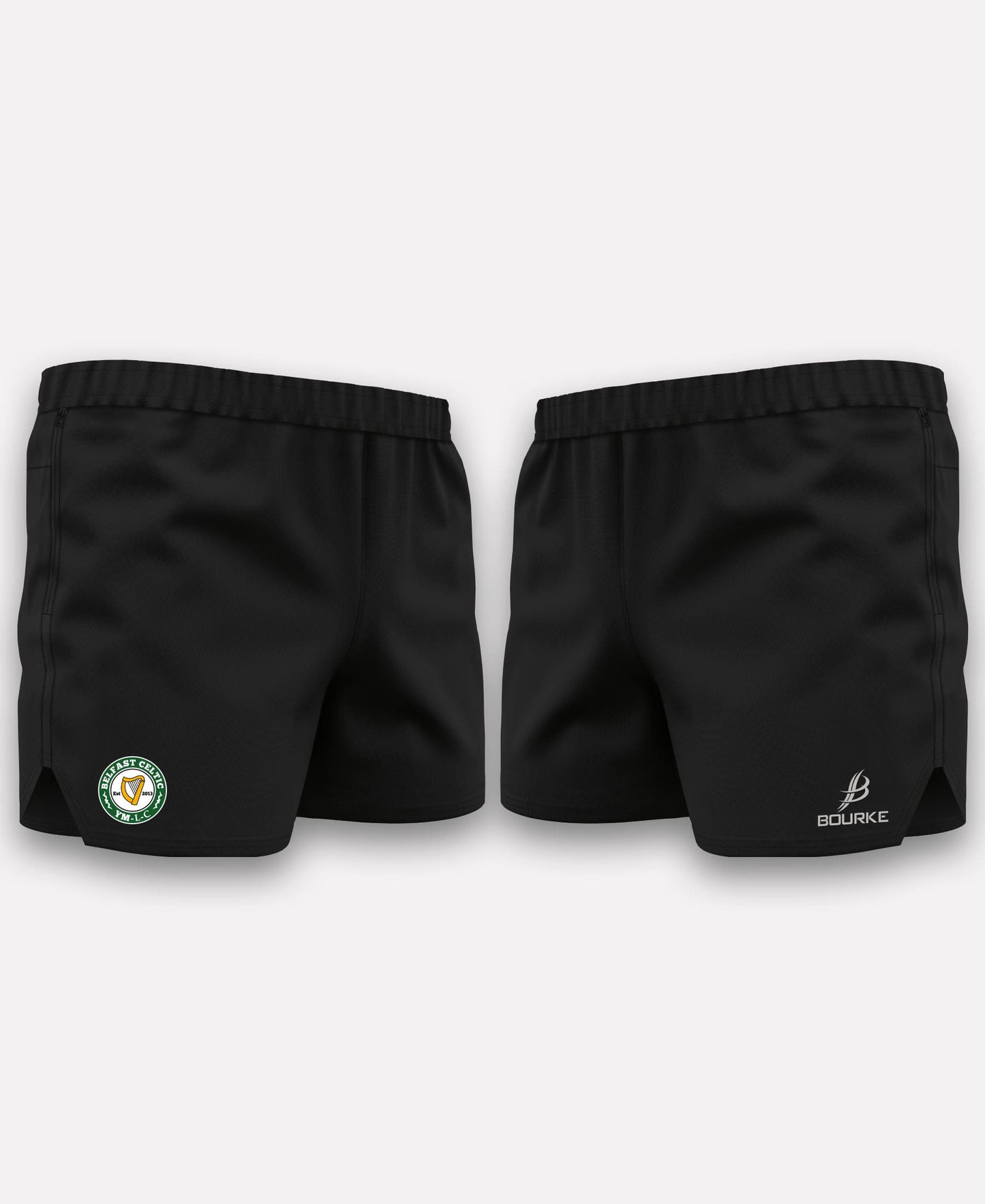 Belfast Celtic BARR Gym Shorts (Black)