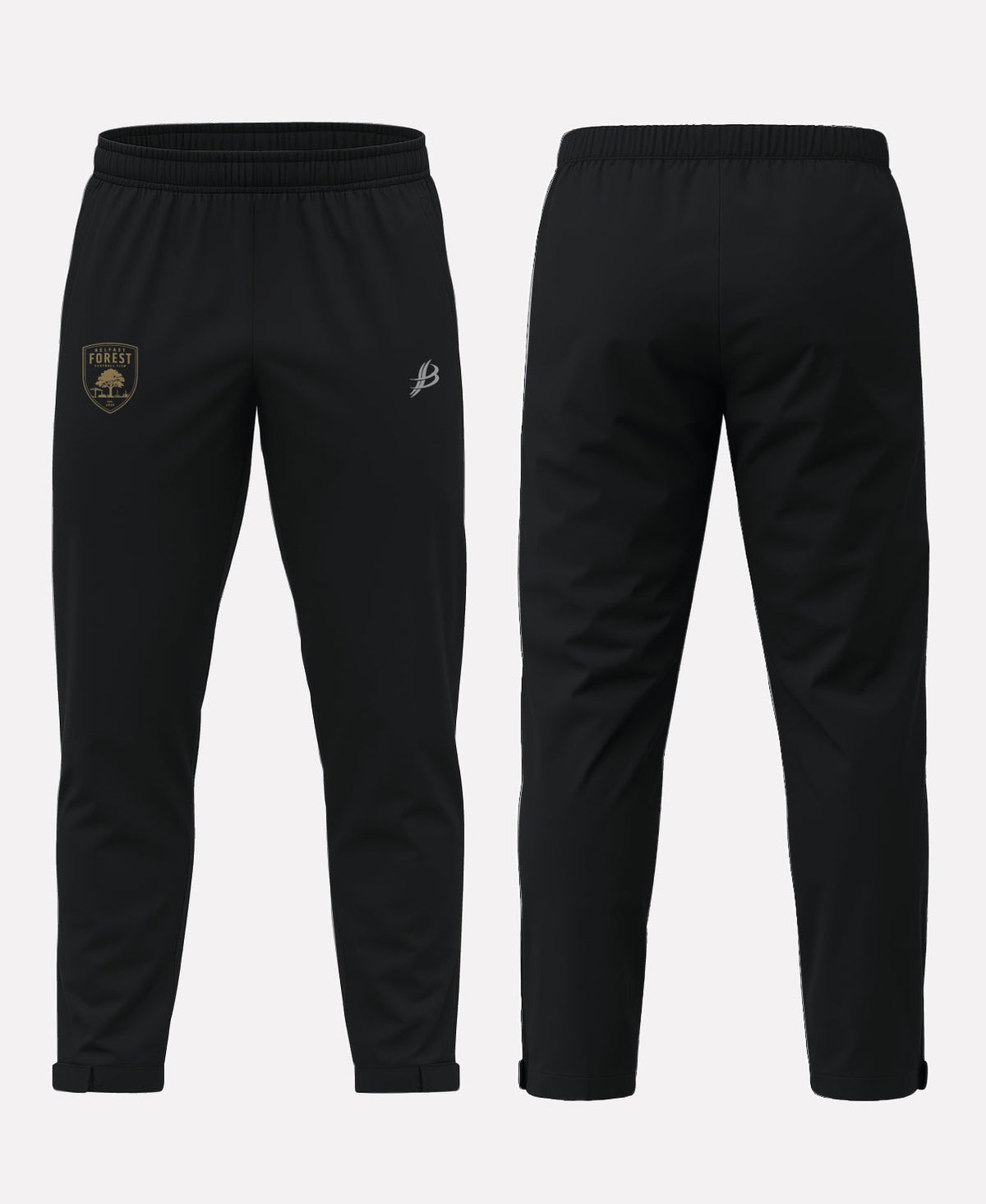 Belfast Forest FC TEASRA Waterproof Pants (Black)