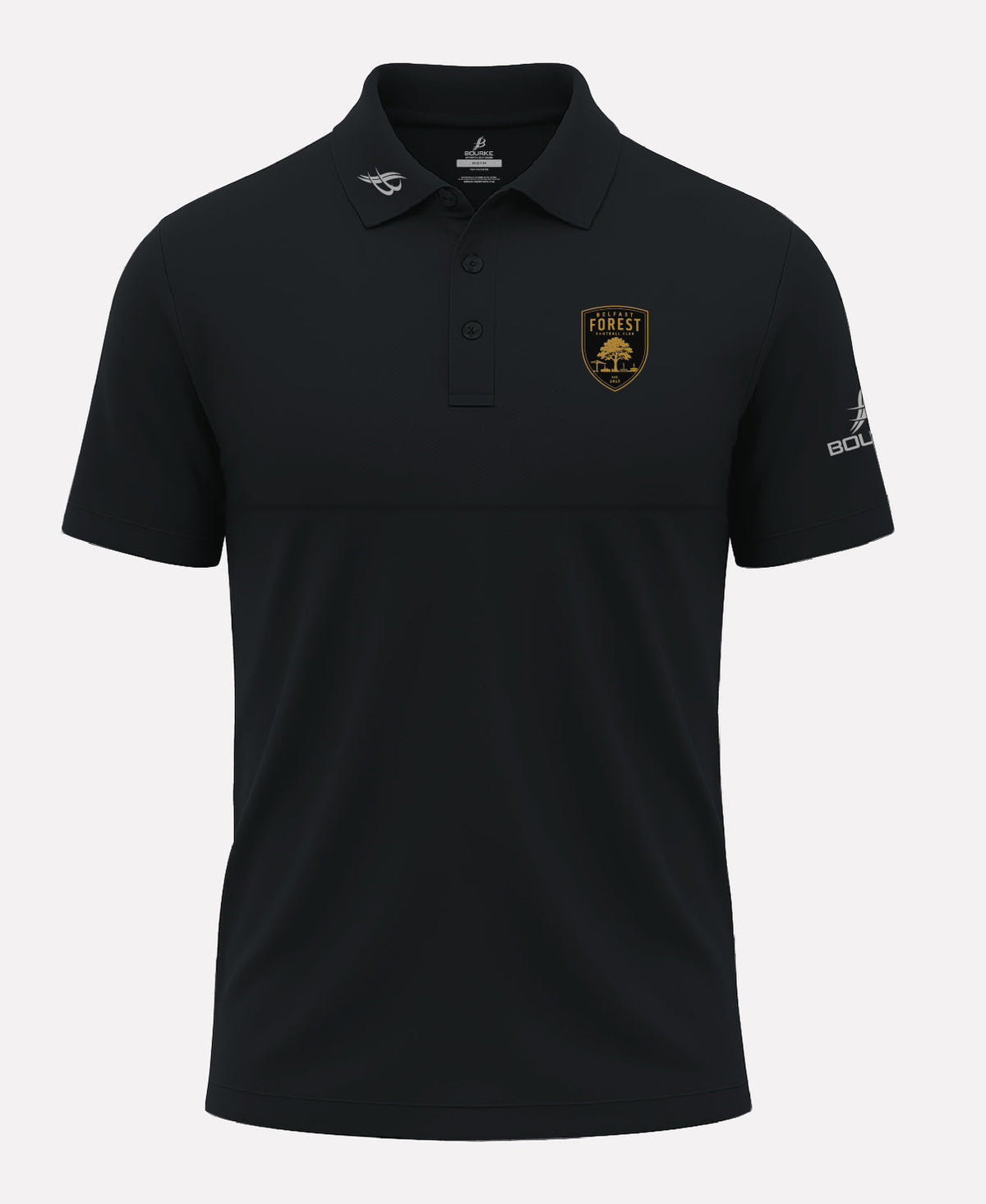Belfast Forest FC FORTIS Polo Shirt (Black)