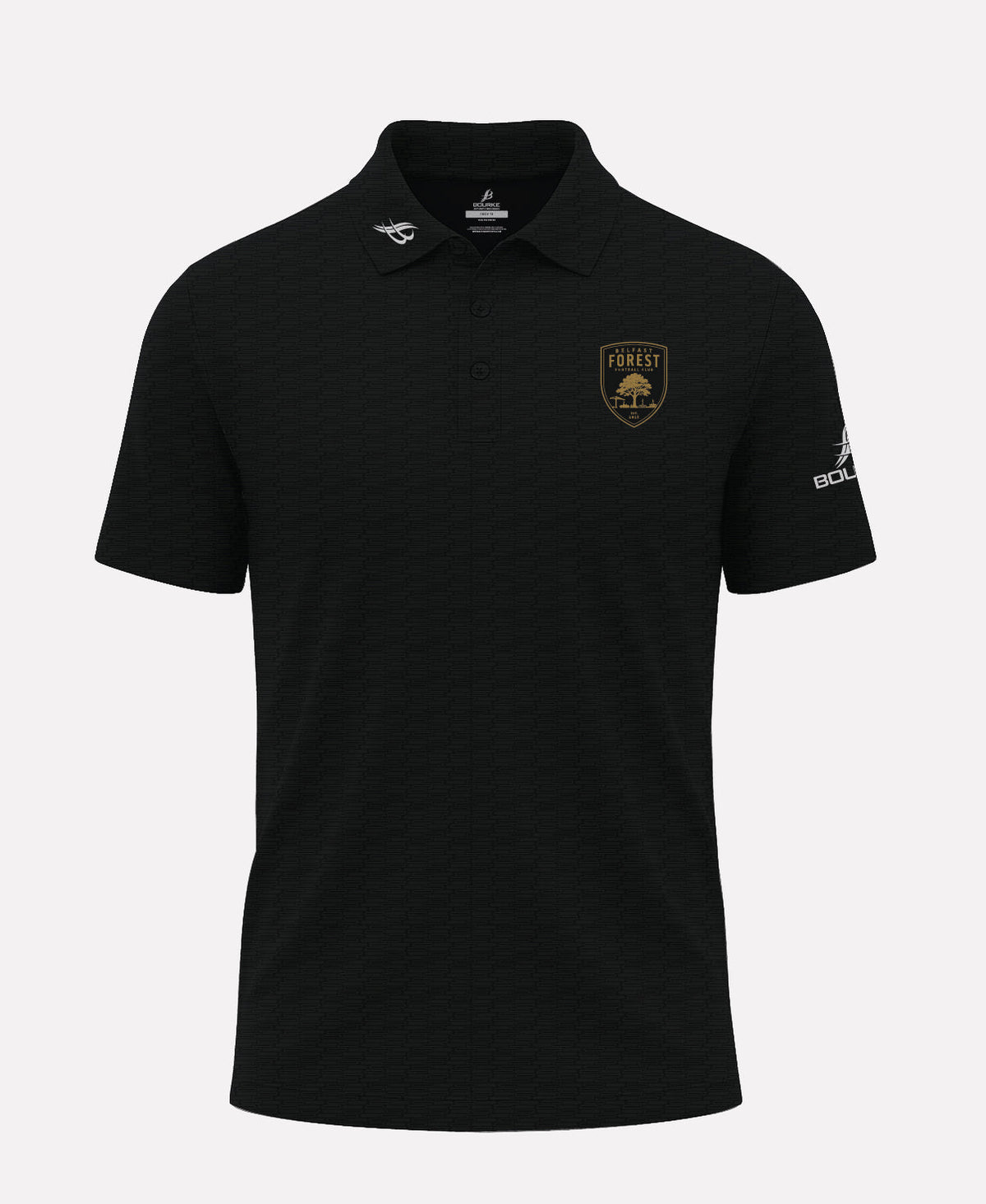 Belfast Forest FC SORA Polo Shirt (Black)