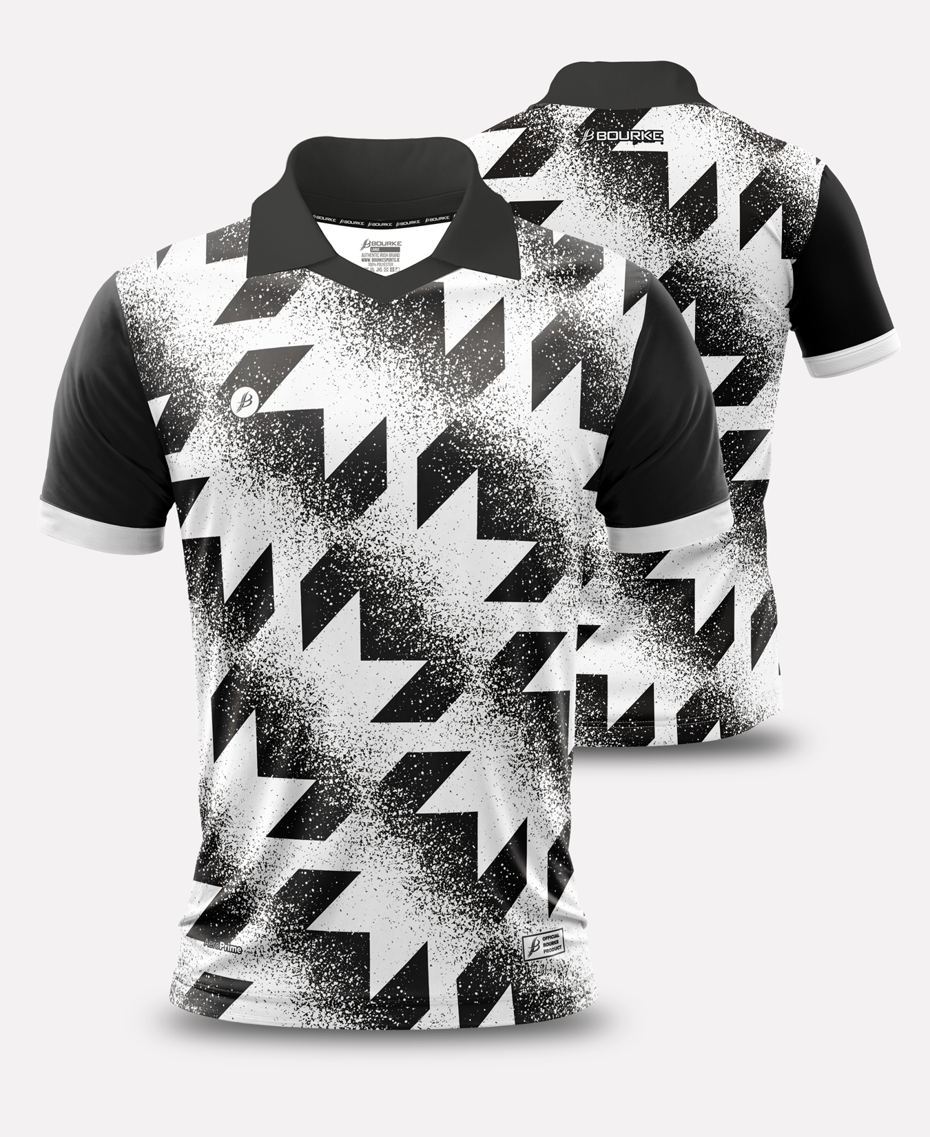 TEASRA RETRO Kids Jersey (Black/White)