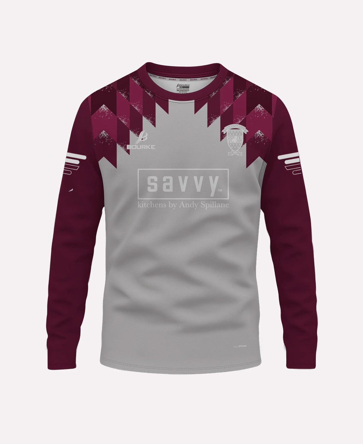 Borris-Ileigh GAA Warm Up Crew Neck (Maroon/Grey)