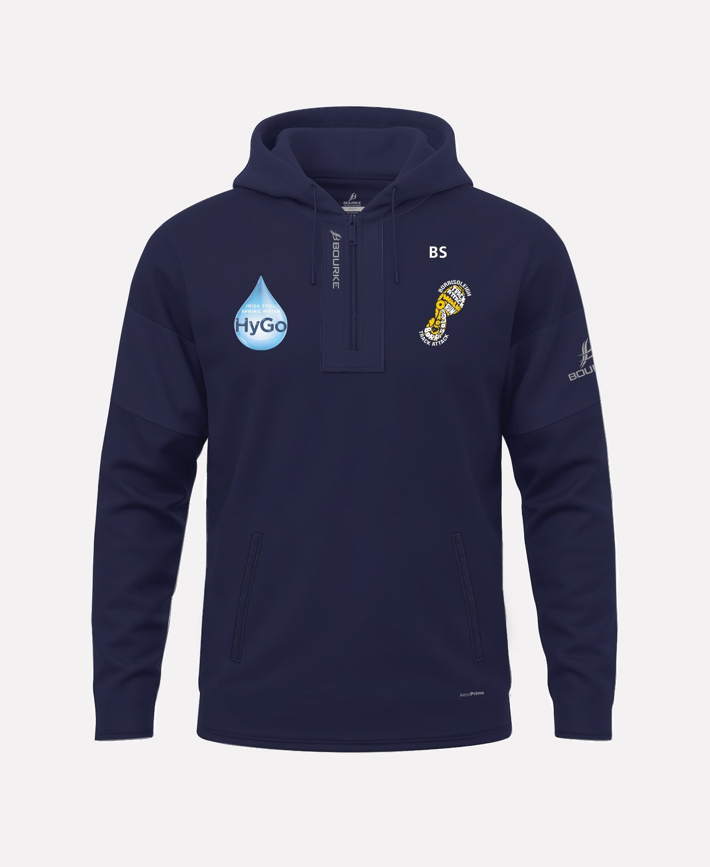 Borrisoleigh Track Attack TEASRA Half Zip Hoodie (Navy)