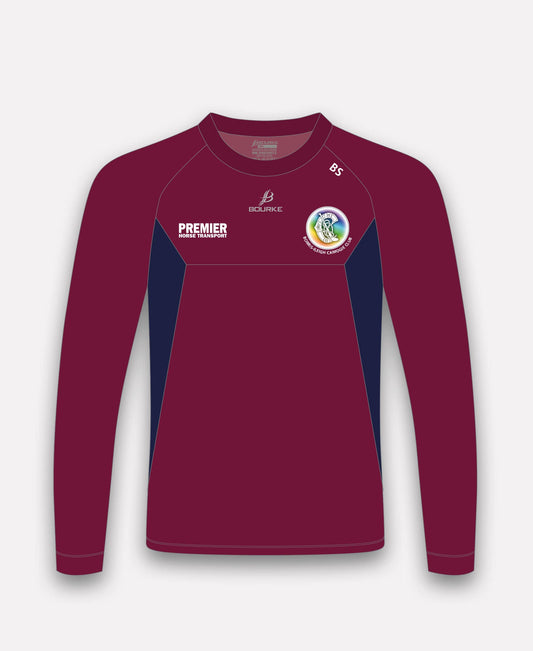 Borris-Ileigh Camogie BARR Crew Neck (Maroon/Navy)