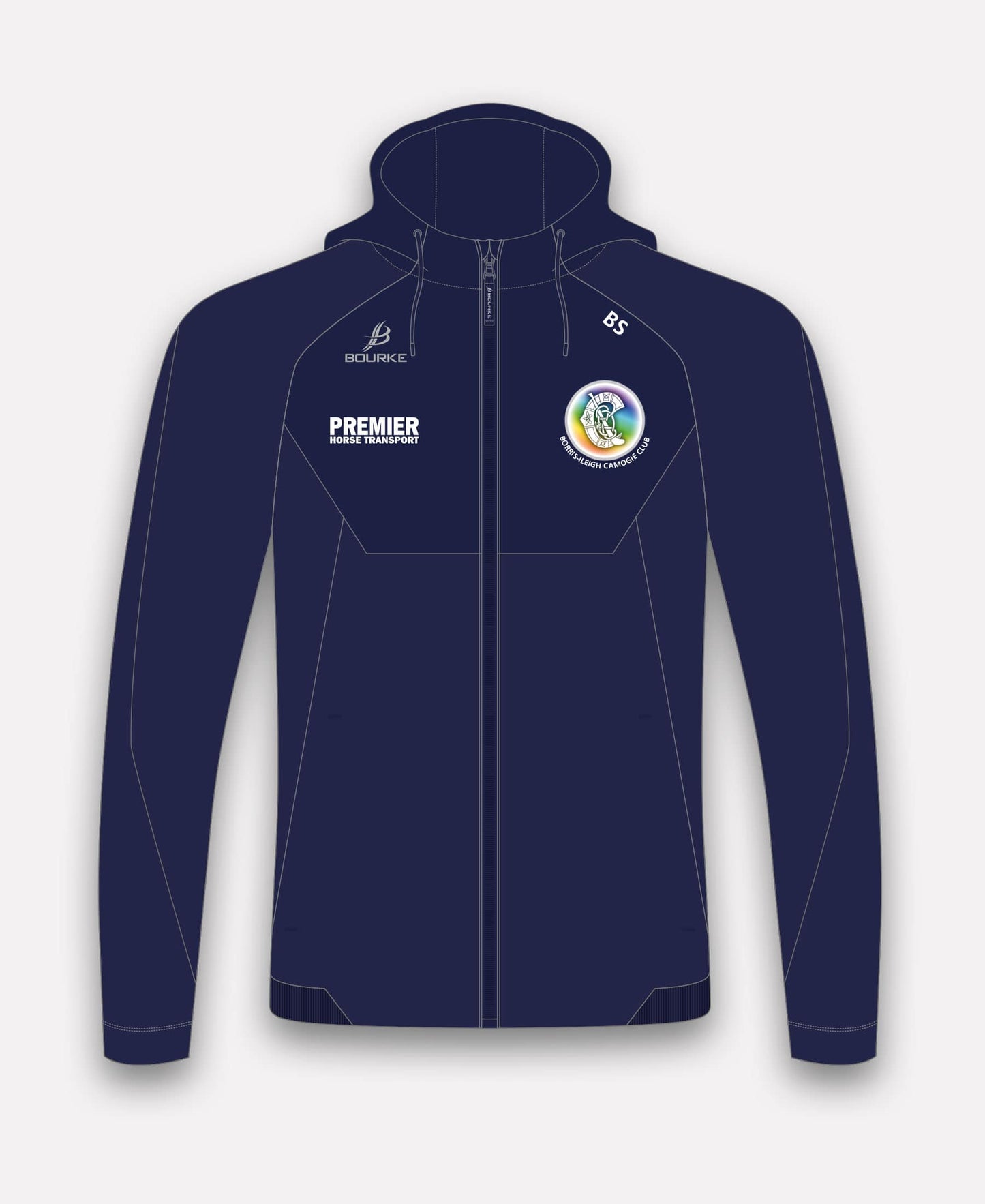 Borris-Ileigh Camogie BARR Hoody (Navy)