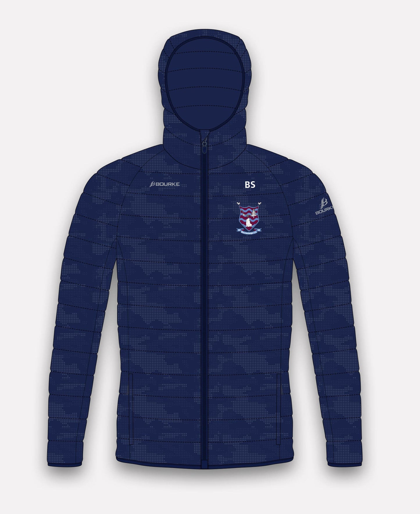 Borrisoleigh FC Reflective Camo Jacket (Navy)