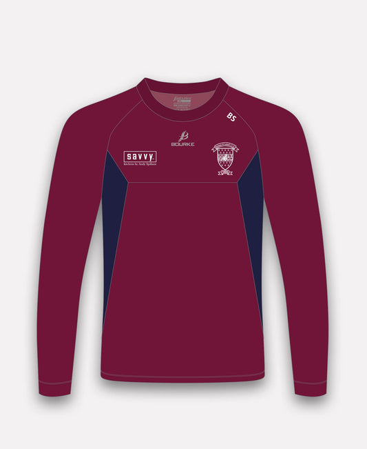 Borris-Ileigh GAA BARR Crew Neck (Maroon/Navy)