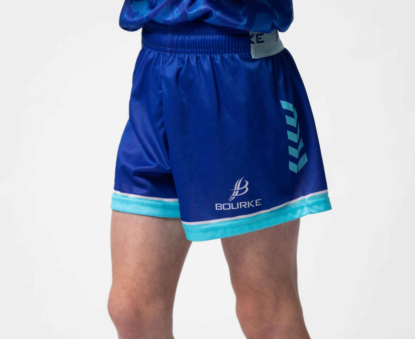 BARR Adult Shorts Blue/Cyan