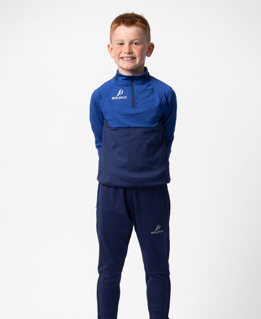 BARR Kids Half Zip (Navy/Blue)