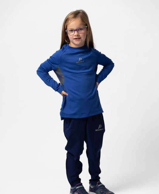 BARR Kids Crew Neck (Blue/Navy)