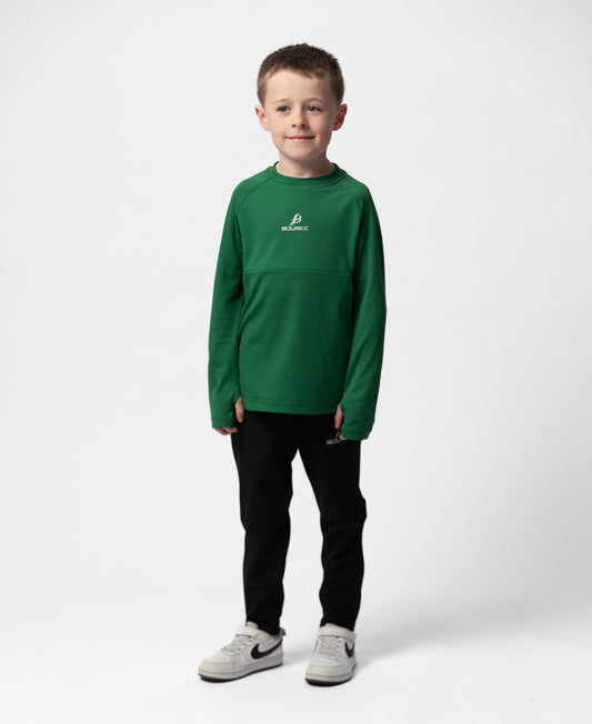 BARR Kids Crew Neck (Green/Black)